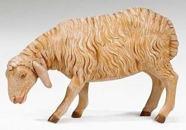 sheep lambs nativity Sculptures large scale religious statues Fontanini